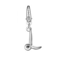 Charm Rosato Donna Alphabet in Argento RAL038 - RAL038